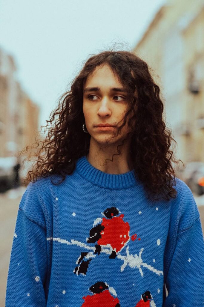 A Postcard from the Homeland / cotton sweater